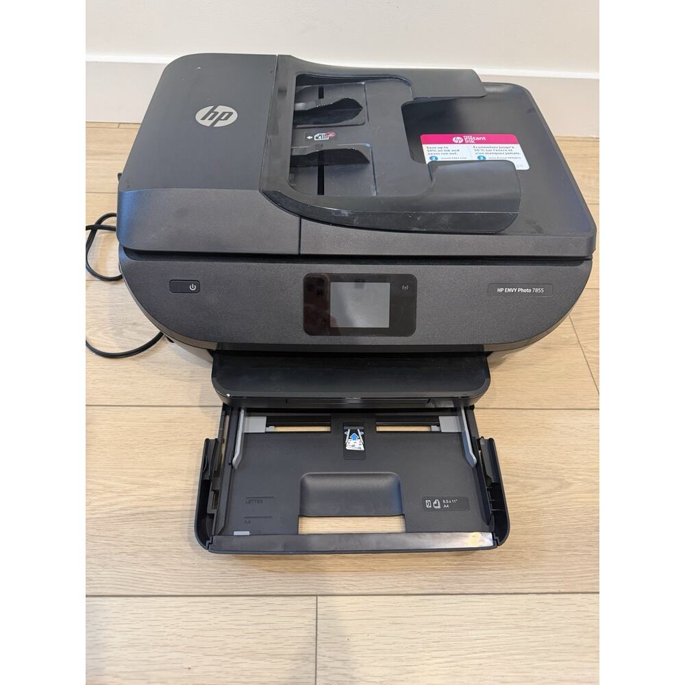 HP Envy Photo 7855 All-In-One Inkjet Print Scan Copy WiFi Tested - Picture 3 of 5